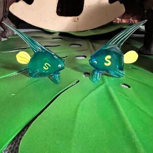 Blue and Yellow Fish Decor